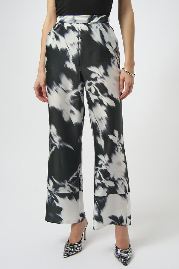 PANTALÓN NEGRO ESTAMPADO 254081