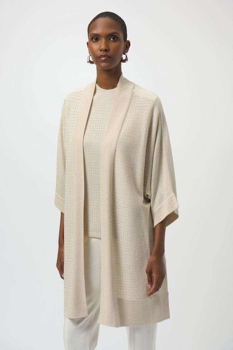 SACO TEJIDO BEIGE/NEGRO 254937