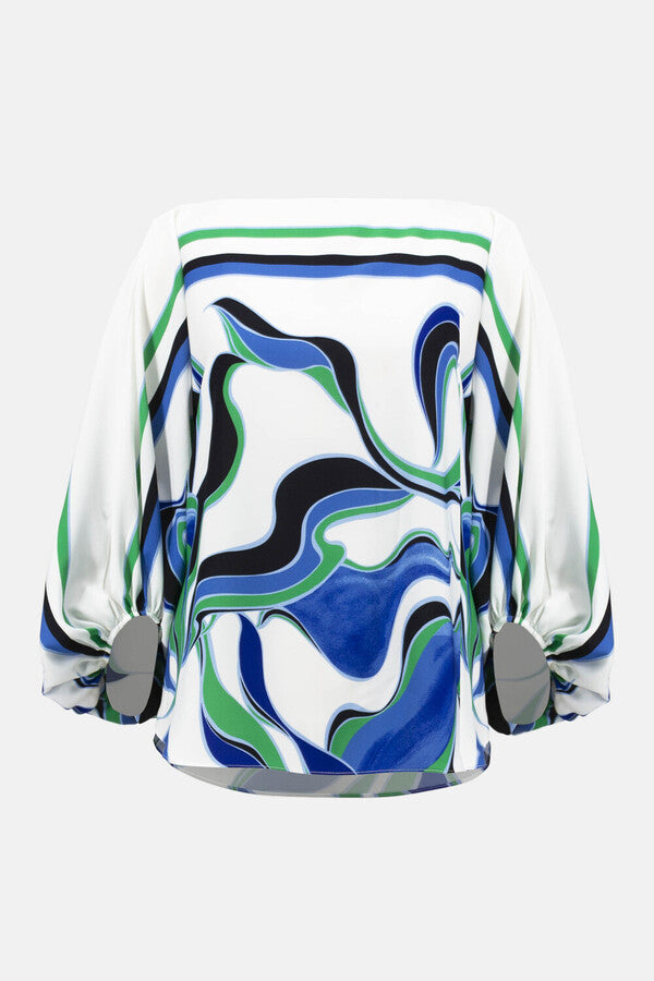 BLUSA BLANCA ESTAMPADA 252085