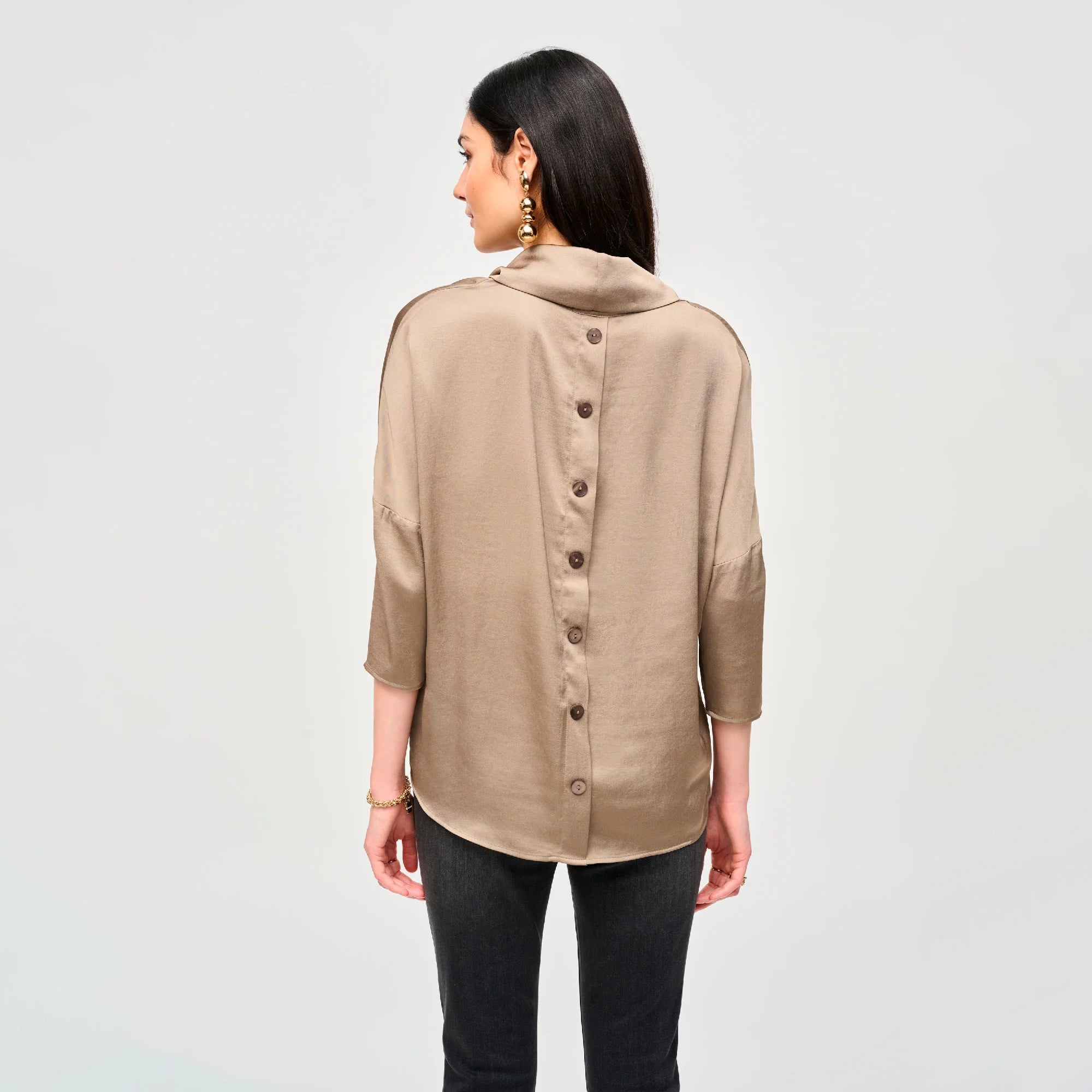 BLUSA SATÉN CUELLO CAÍDO 243189