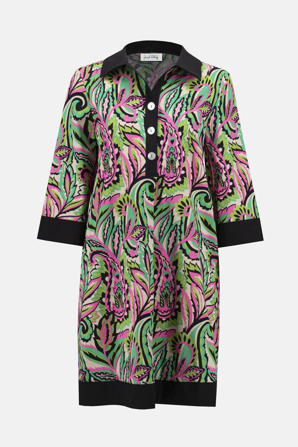 VESTIDO CORTO NEGRO ESTAMPADO 252078