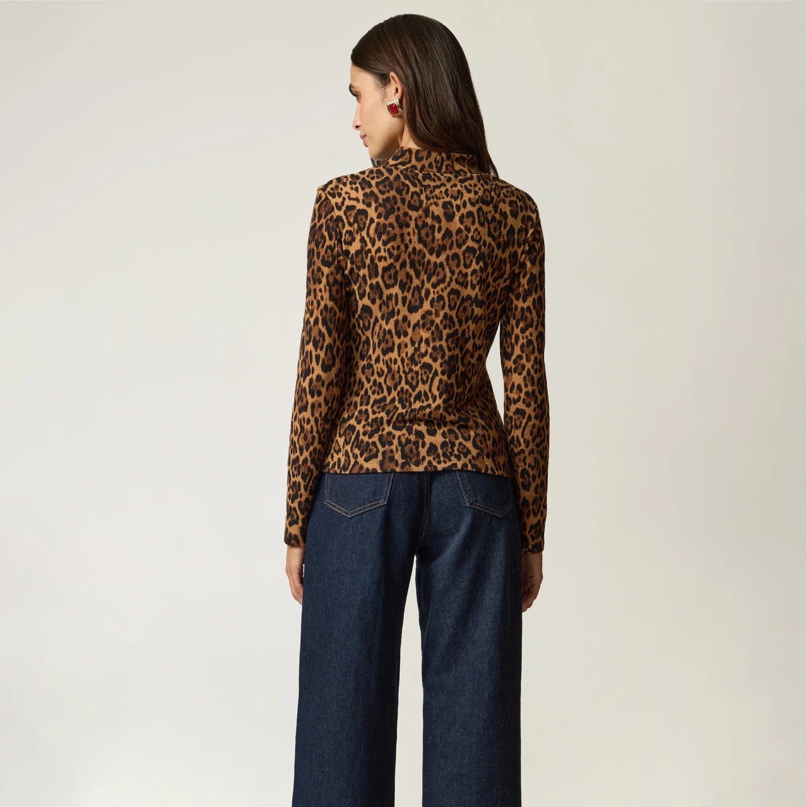 BLUSA CAMEL ESTAMPADA R22552