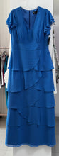 Cargar imagen en el visor de la galería, VESTIDO LARGO CAPAS NEGRO/VERDE/AZUL/ROSA 4025
