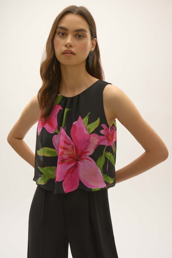 JUMPSUIT NEGRO ESTAMPADO 252704