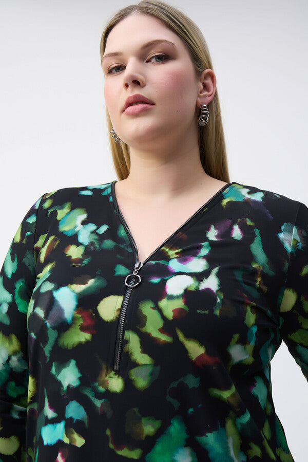 BLUSA NEGRA ESTAMPADA 243134