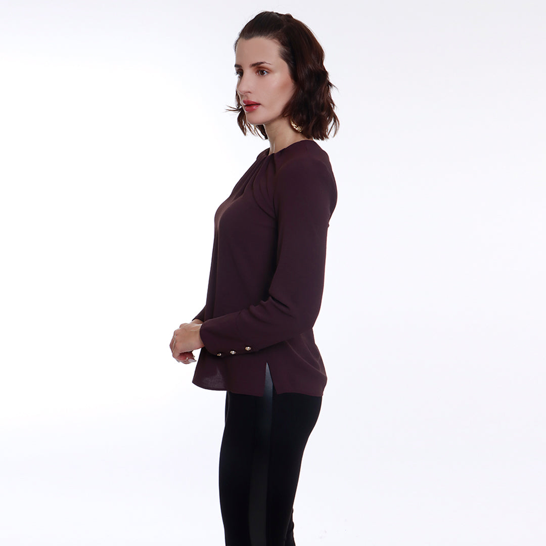 BLUSA MORADA/ROJA 9960