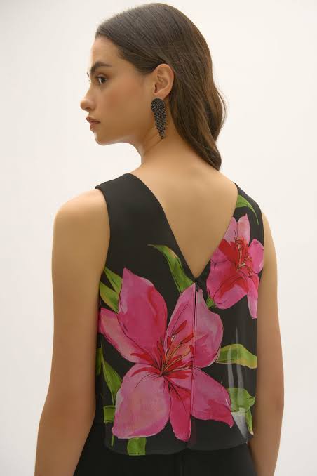 JUMPSUIT NEGRO ESTAMPADO 252704