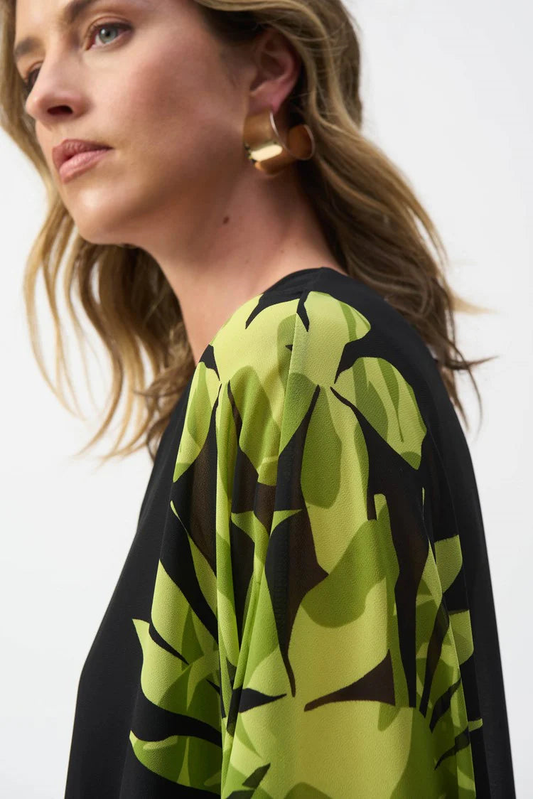 BLUSA NEGRA ESTAMPADA 251147