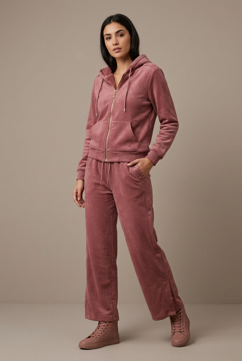 CONJUNTO DE PANTS ROSA Y NEGRO BM26T41