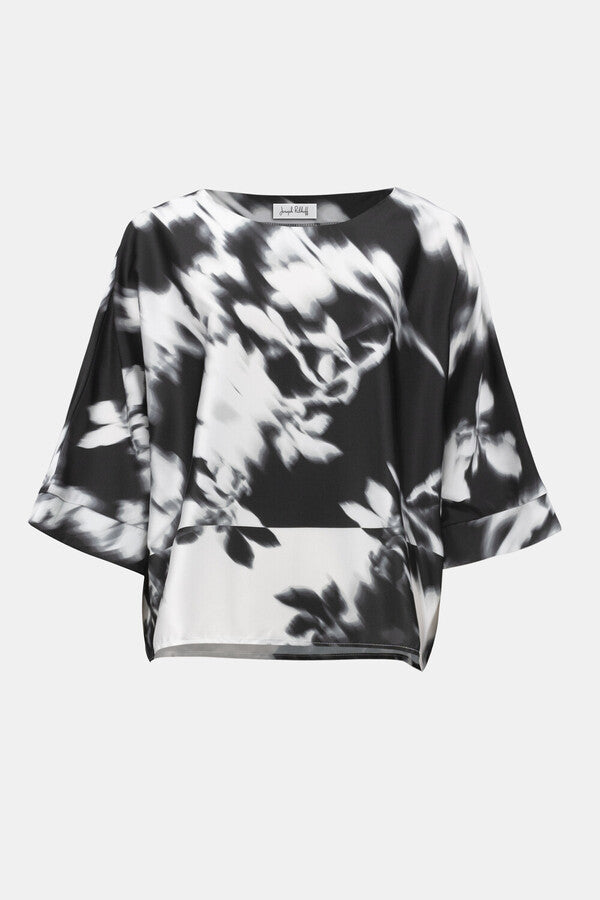 BLUSA NEGRA ESTAMPADA 254063
