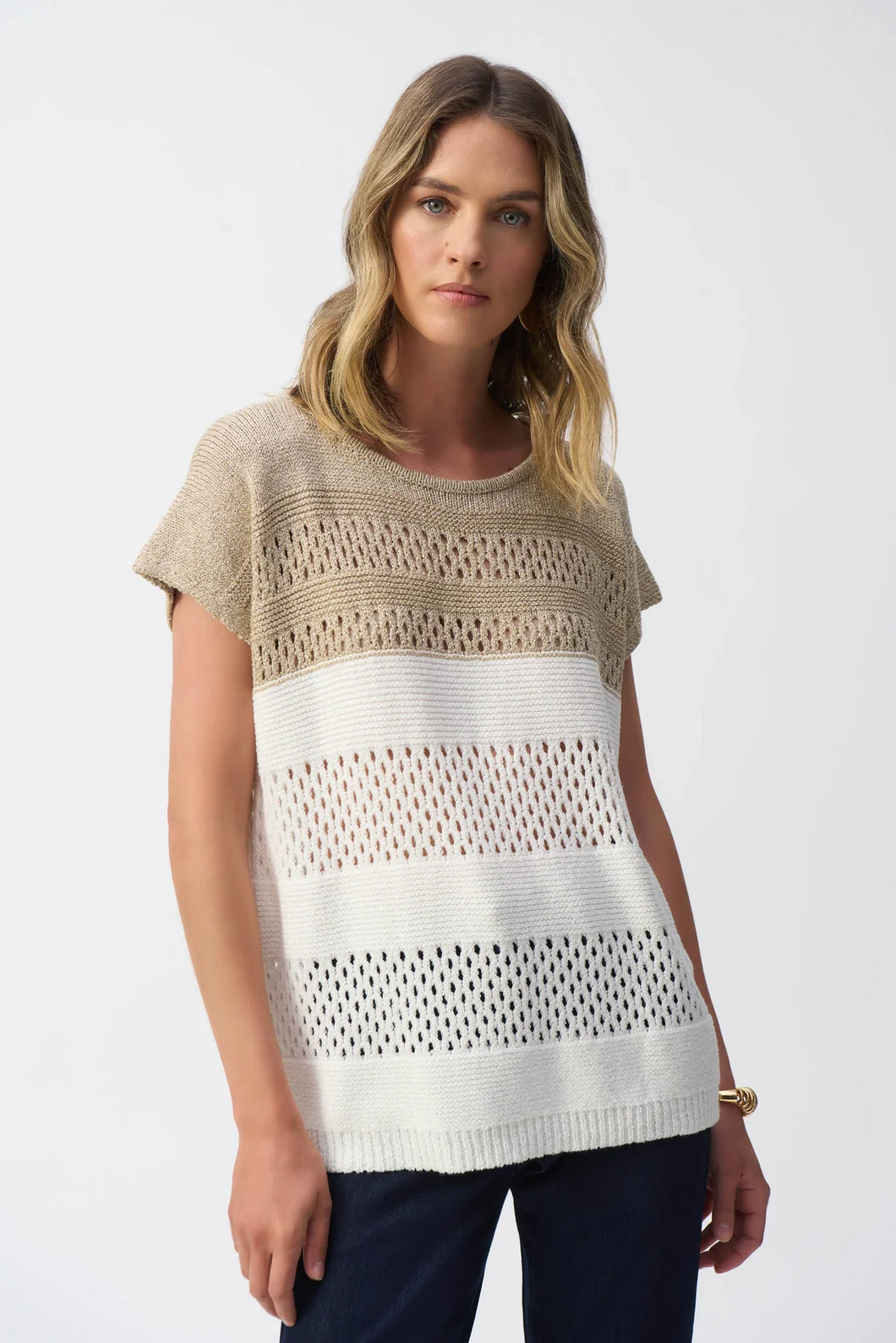 BLUSA TEJIDA HUESO 251927