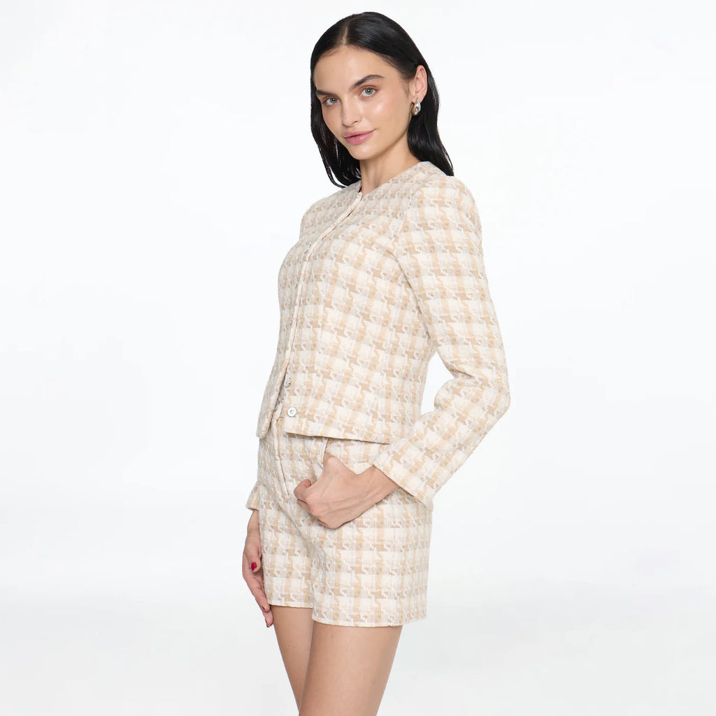 SACO BEIGE ESTAMPADO R22421