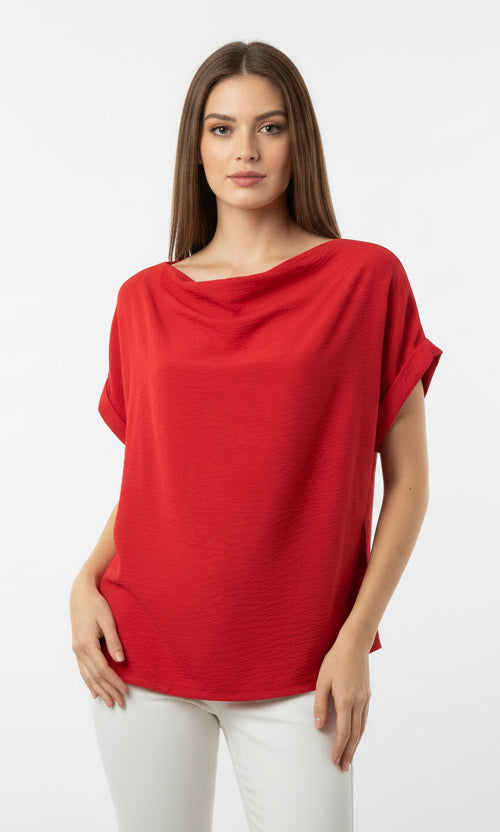 BLUSA ROJA L35687