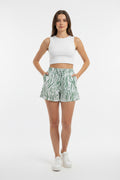SHORT ESTAMPADO VERDE 2238-S