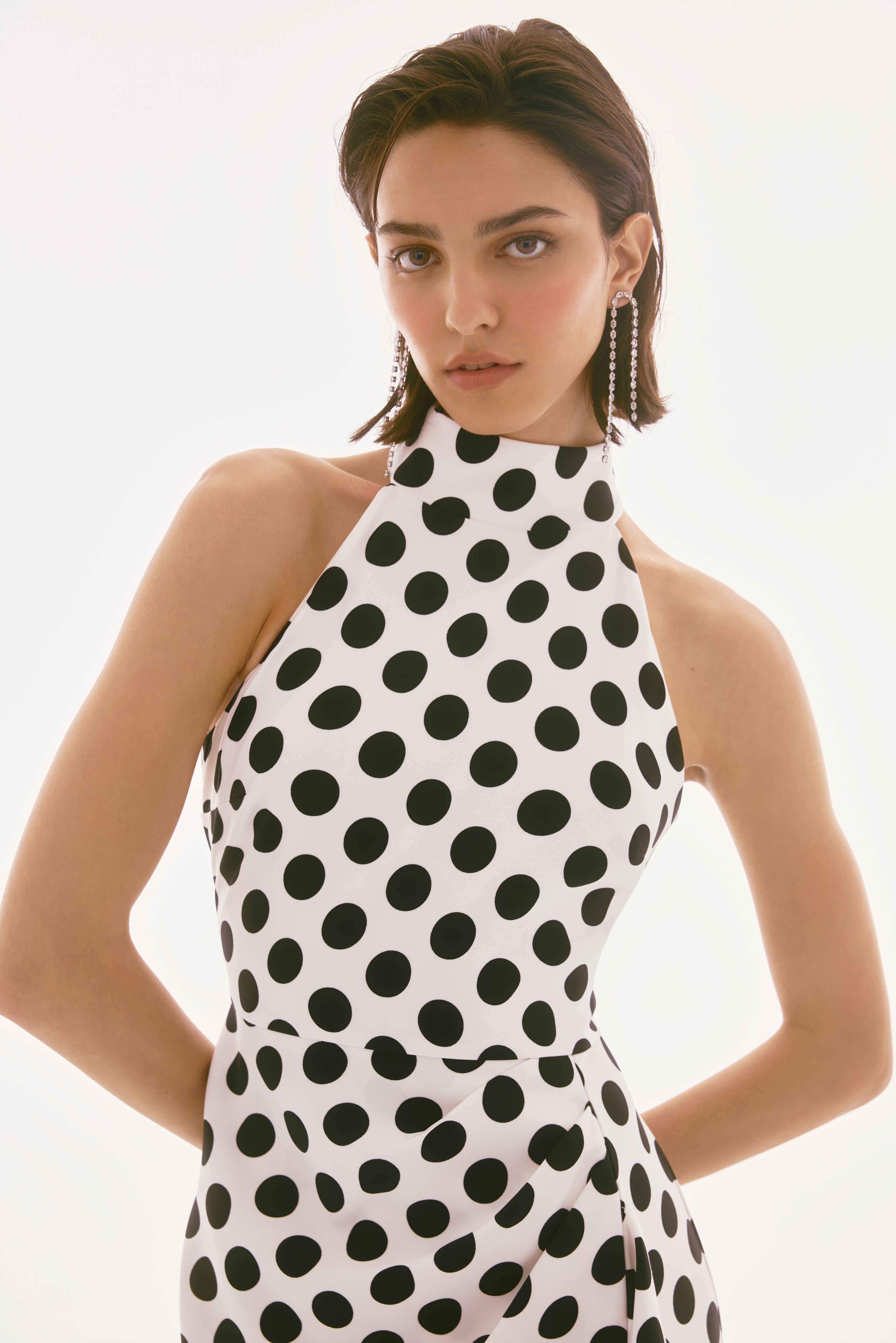 VESTIDO MIDI BLANCO ESTAMPADO 251759