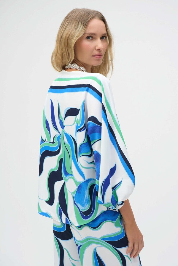 BLUSA BLANCA ESTAMPADA 252085