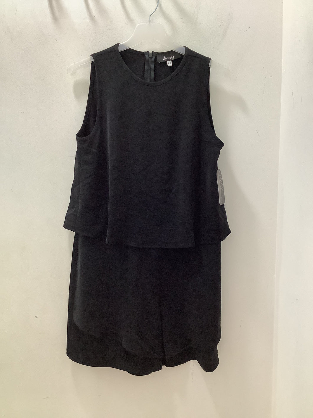 JUMPSUIT SHORT ROSA/NEGRO L35568