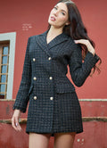 VESTIDO CORTO NEGRO 1101
