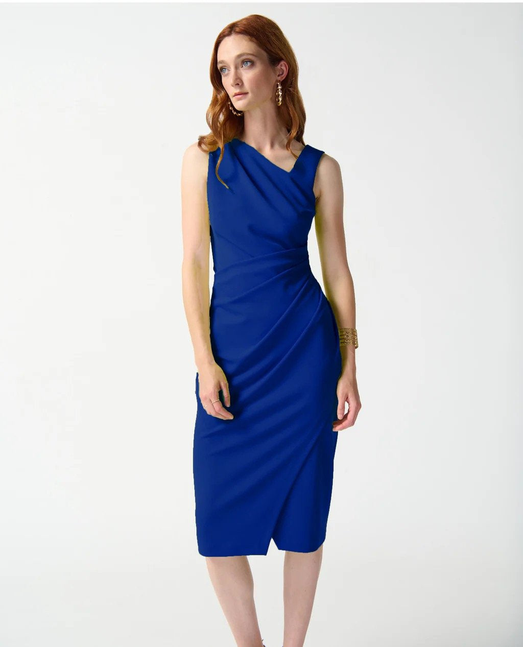 VESTIDO CORTO VERDE LIMÓN/AZUL REY 242234