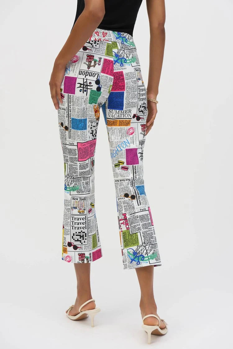 PANTALÓN CAPRI BLANCO ESTAMPADO 252047