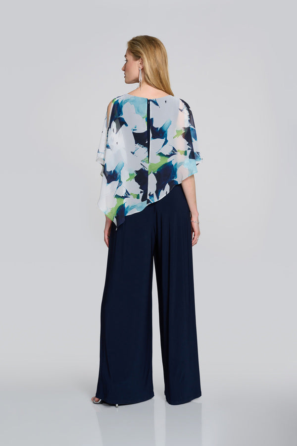 JUMPSUIT MARINO ESTAMPADO GASA 242726