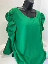 Cargar imagen en el visor de la galería, BLUSA VERDE/NEGRO/AZUL MARINO
