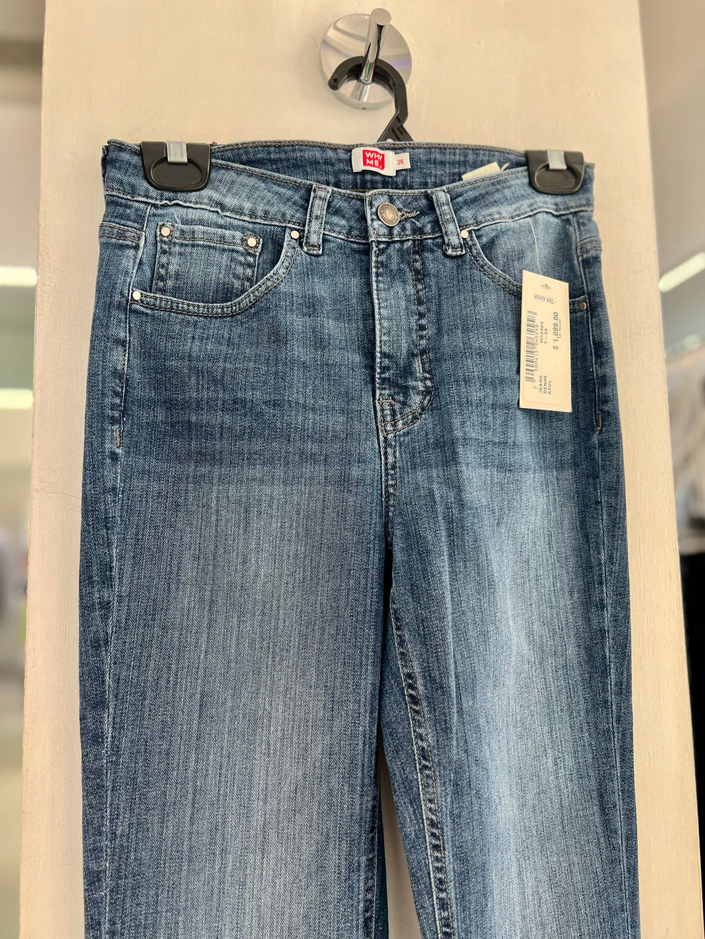 PANTALÓN JEANS AZUL CAMPANA W12424