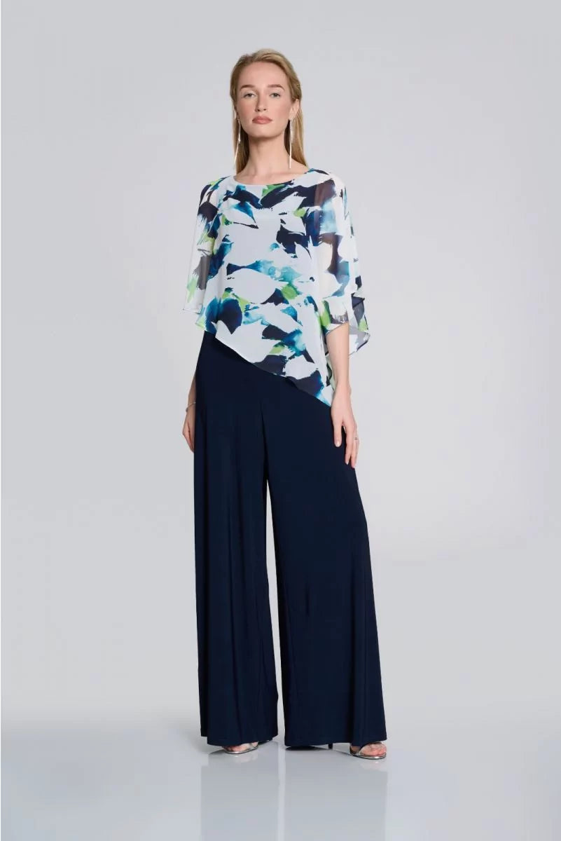 JUMPSUIT MARINO ESTAMPADO GASA 242726