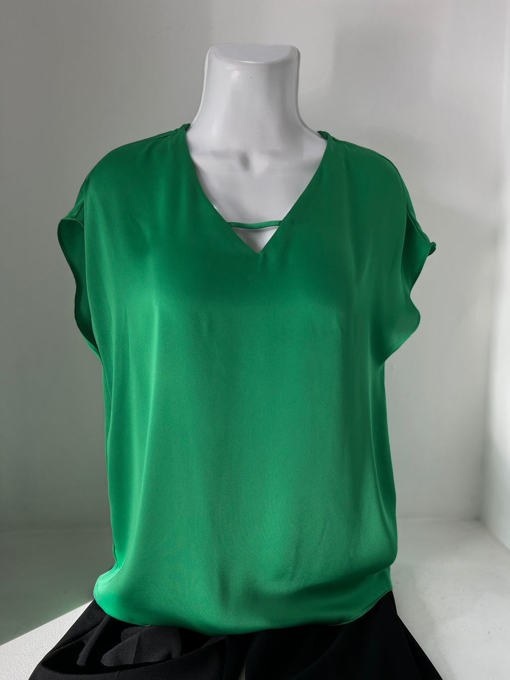 BLUSA ROSA/VERDE CUELLO V 242123