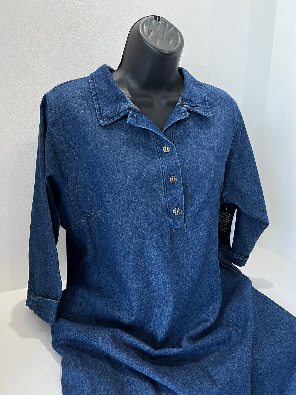 VESTIDO CORTO MEZCLILLA