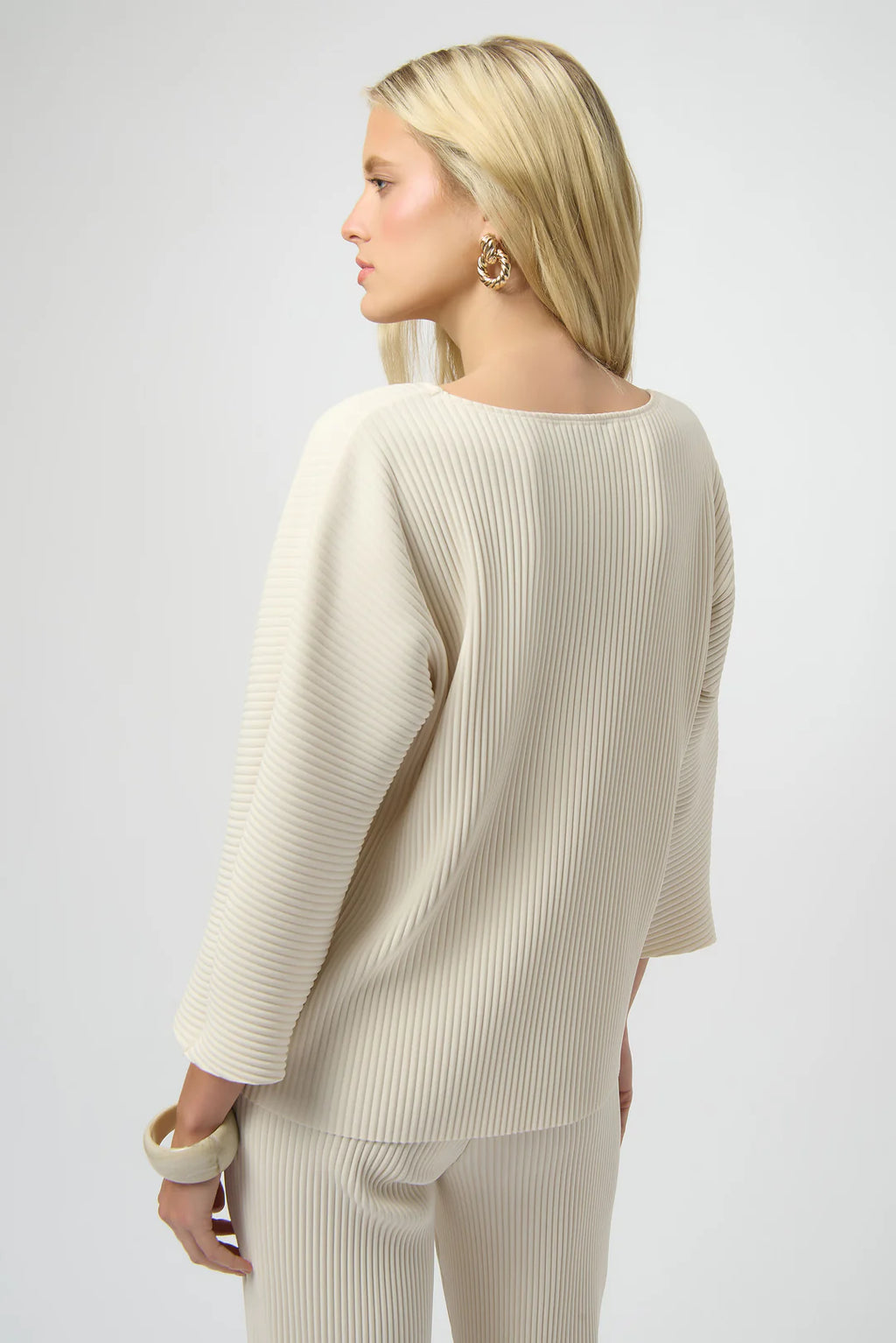 BLUSA PLISADA BEIGE 254210