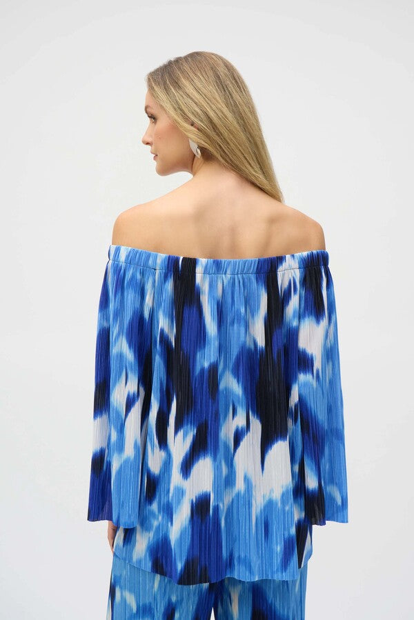 BLUSA AZUL ABARROTADA 252227