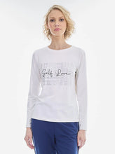 Cargar imagen en el visor de la galería, BLUSA HUESO ESTAMPADO BRILLOS 224864
