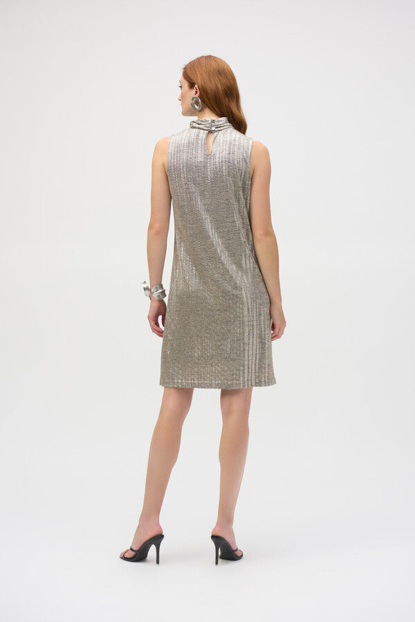 VESTIDO CORTO ORO 252216