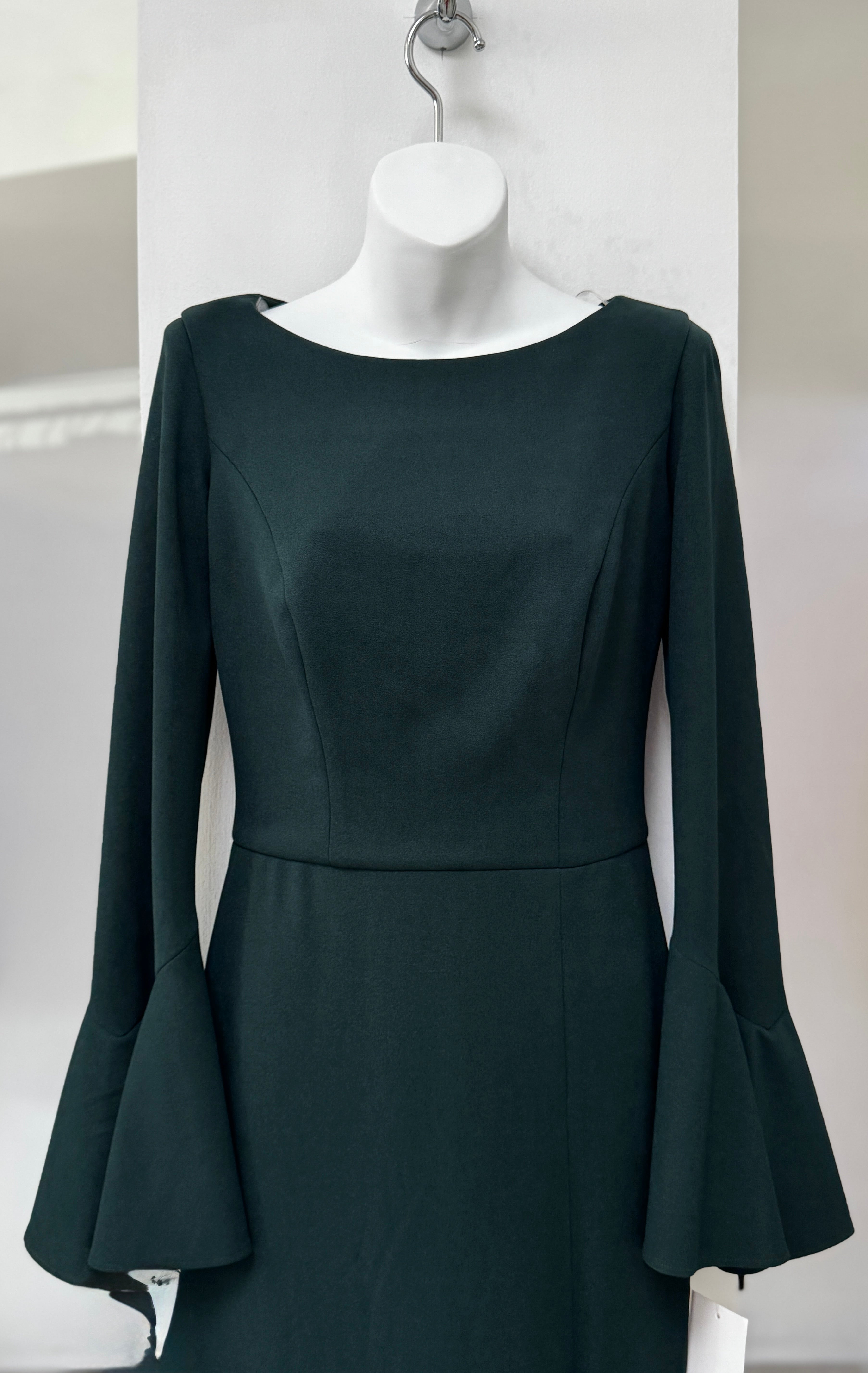 VESTIDO LARGO VERDE/NEGRO 57285