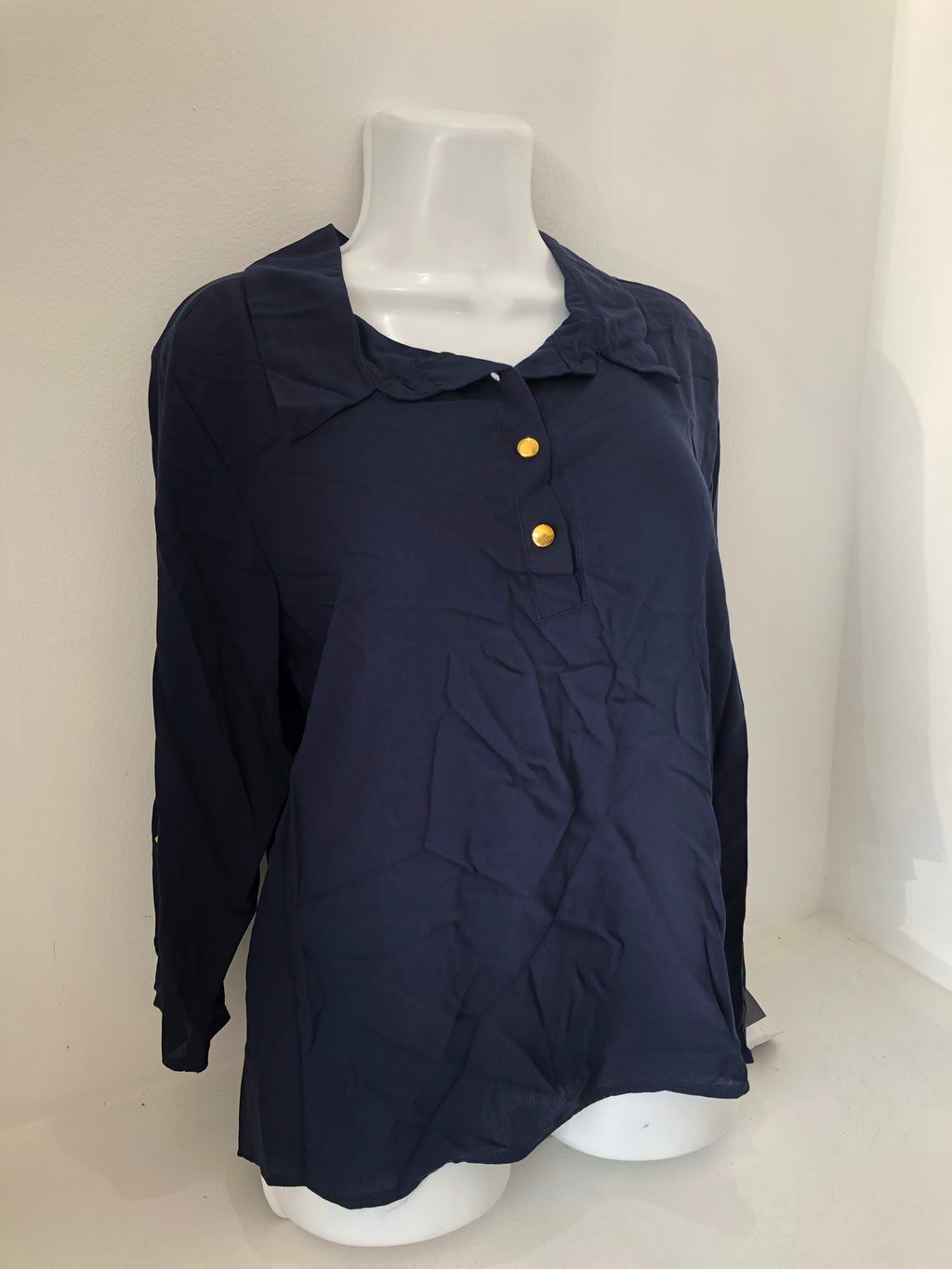 BLUSA AZUL MARINO L35261