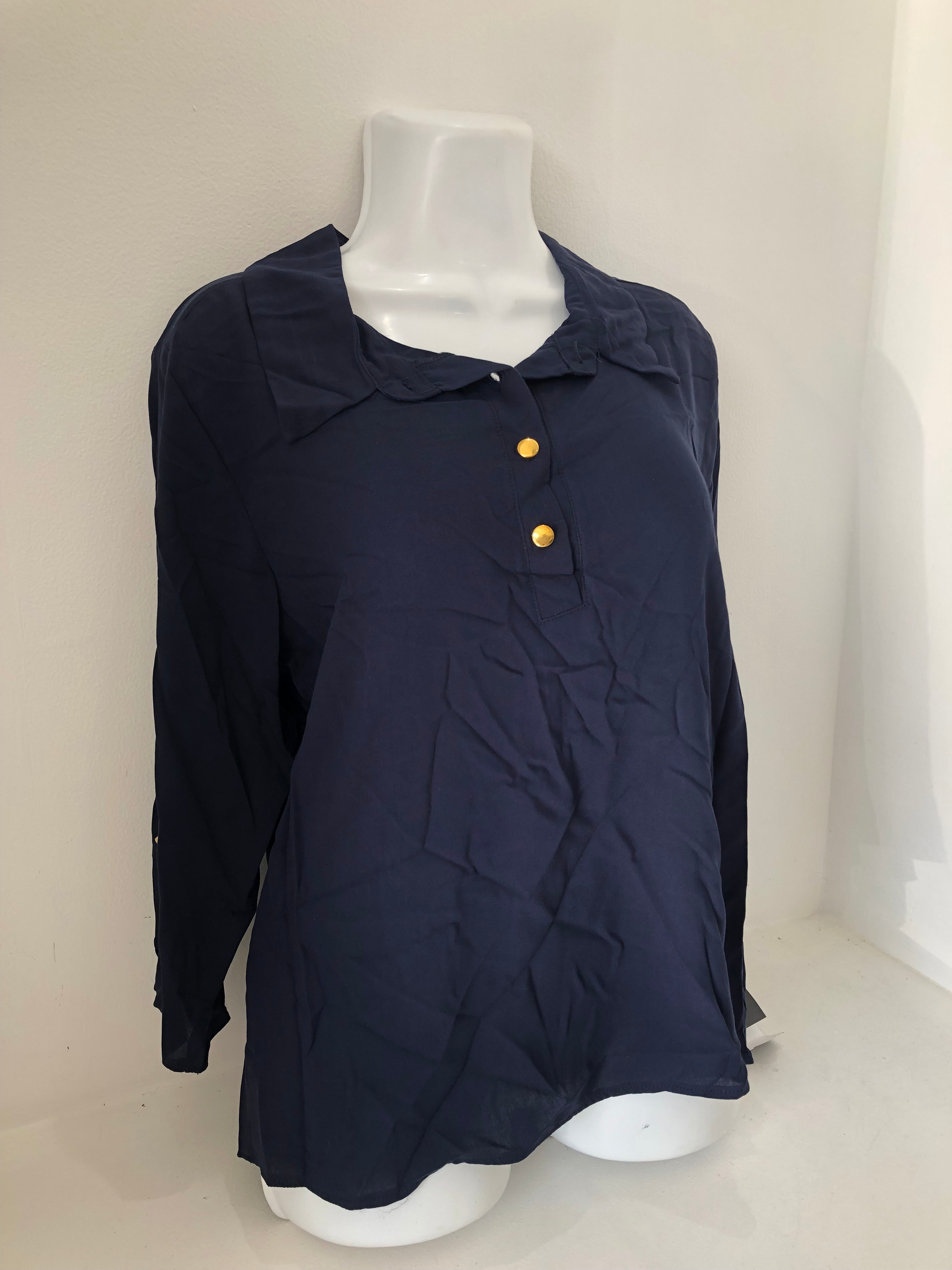 BLUSA AZUL MARINO L35261