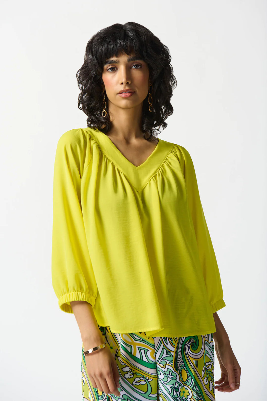 BLUSA AMARILLA CAMPESINA 242062