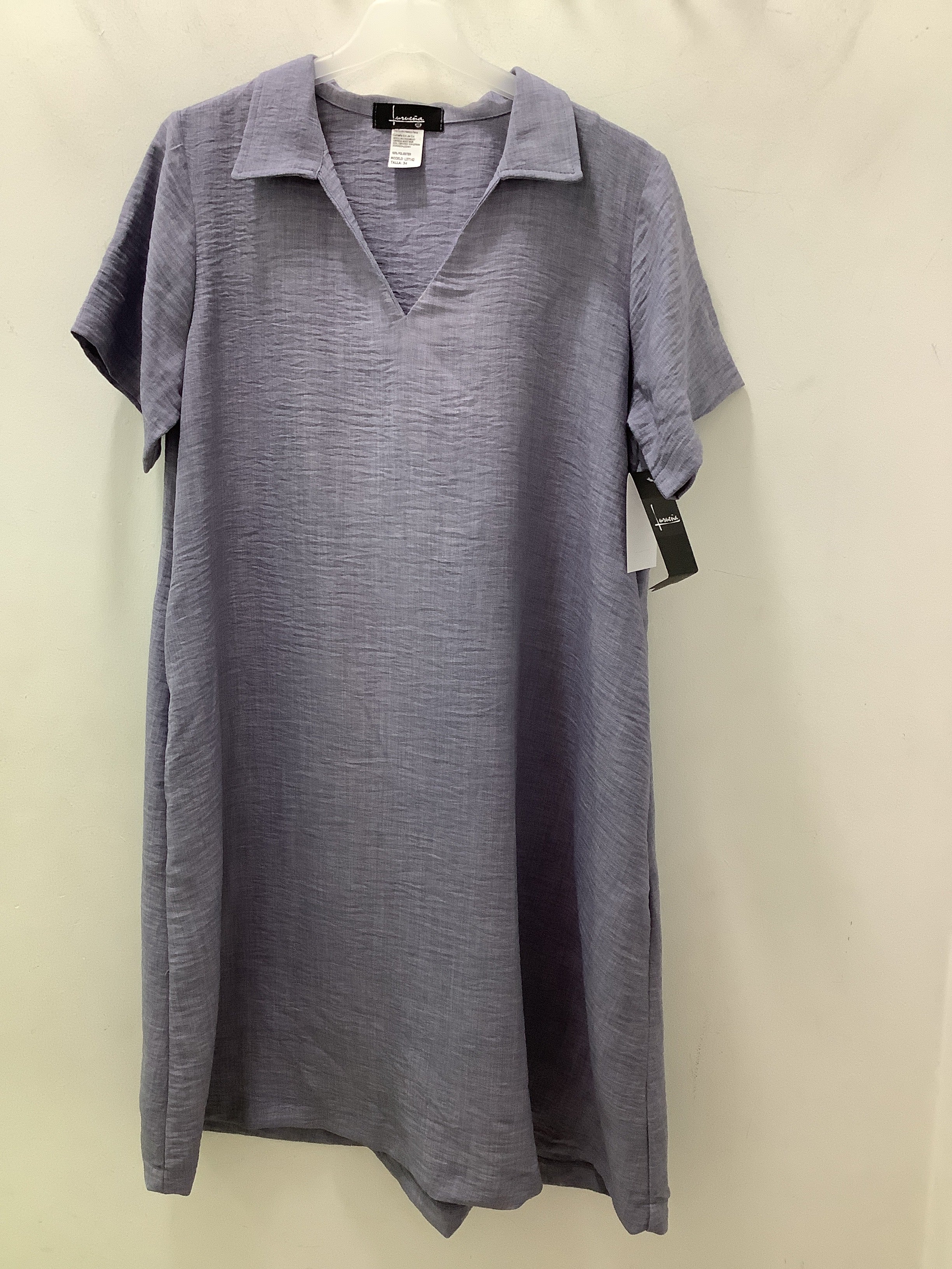 VESTIDO CORTO GRIS L37142
