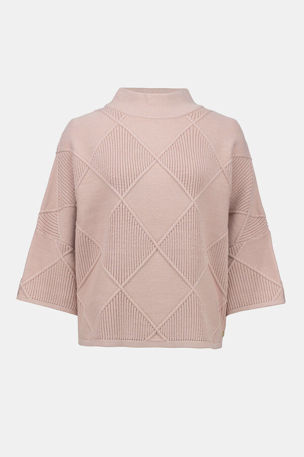 SUÉTER ROSA/BLANCO 253943