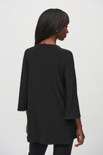 Cargar imagen en el visor de la galería, BLUSA NEGRA PIEDRA PLATA 244026
