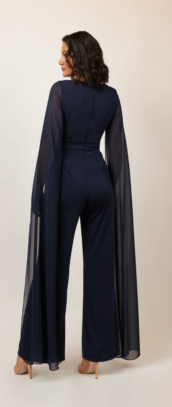 JUMPSUIT GASA NEGRO/MARINO/BUGAMBILIA