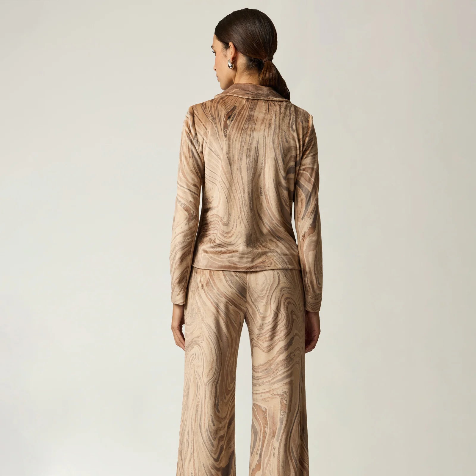 CHAQUETA TERCIOPELO BEIGE R22568