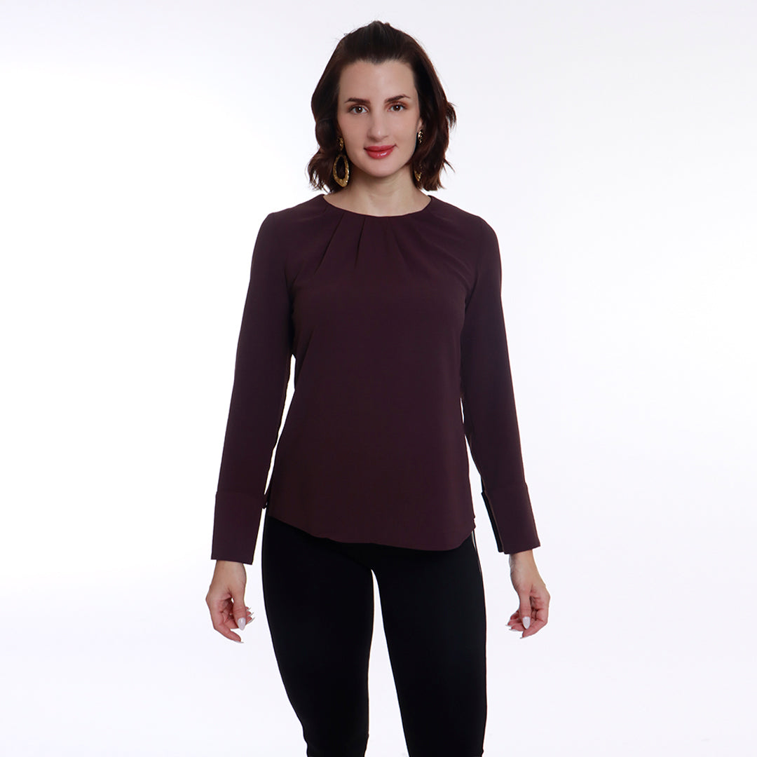 BLUSA MORADA/ROJA 9960