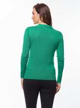 Cargar imagen en el visor de la galería, SUÉTER CARDIGAN VERDE/SHEDRON 224932
