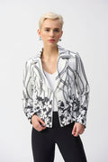 CHAQUETA BLANCA ESTAMPADA 251910