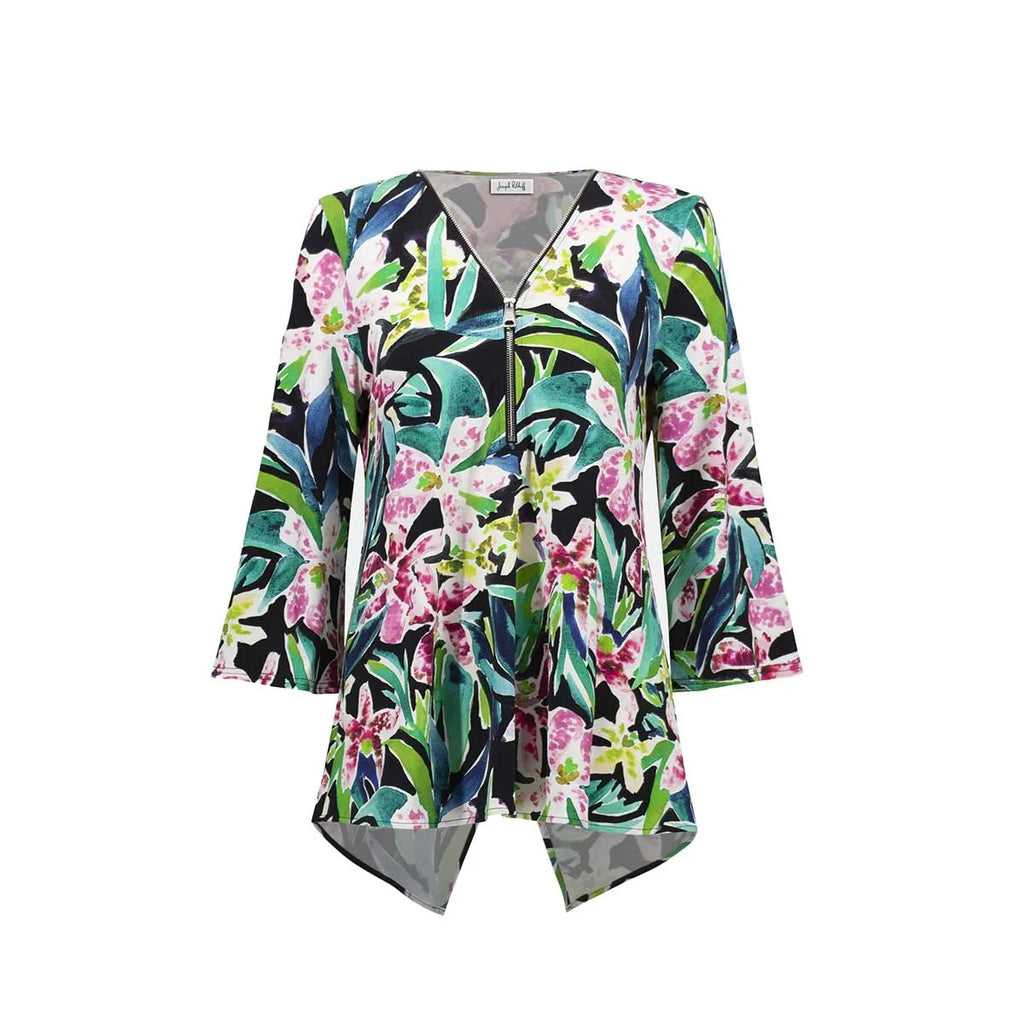 BLUSA NEGRA ESTAMPADA 252157