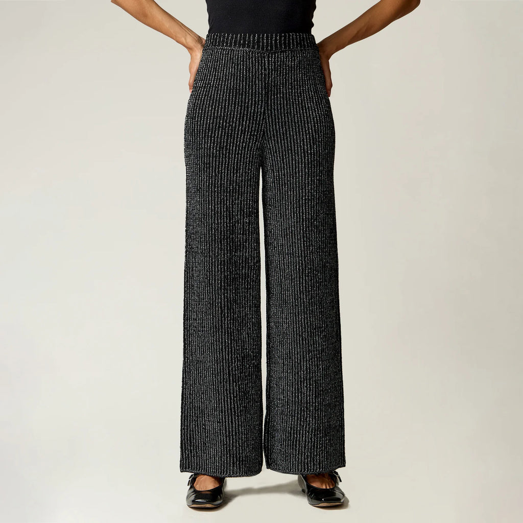 PANTALÓN TEJIDO NEGRO R22546