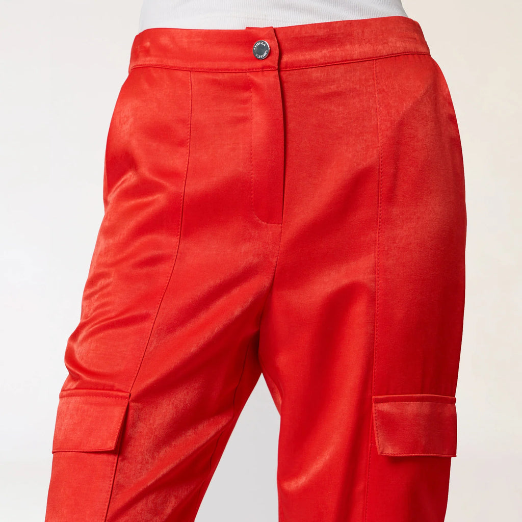 PANTALÓN CARGO ROJO R26086