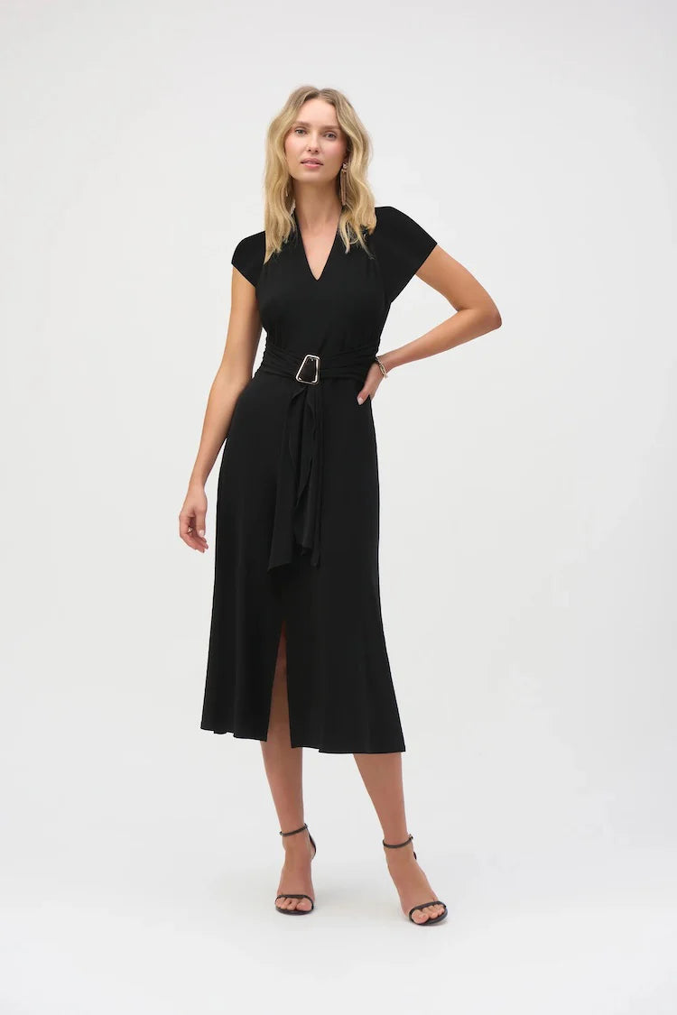 VESTIDO MIDI NEGRO 252091X